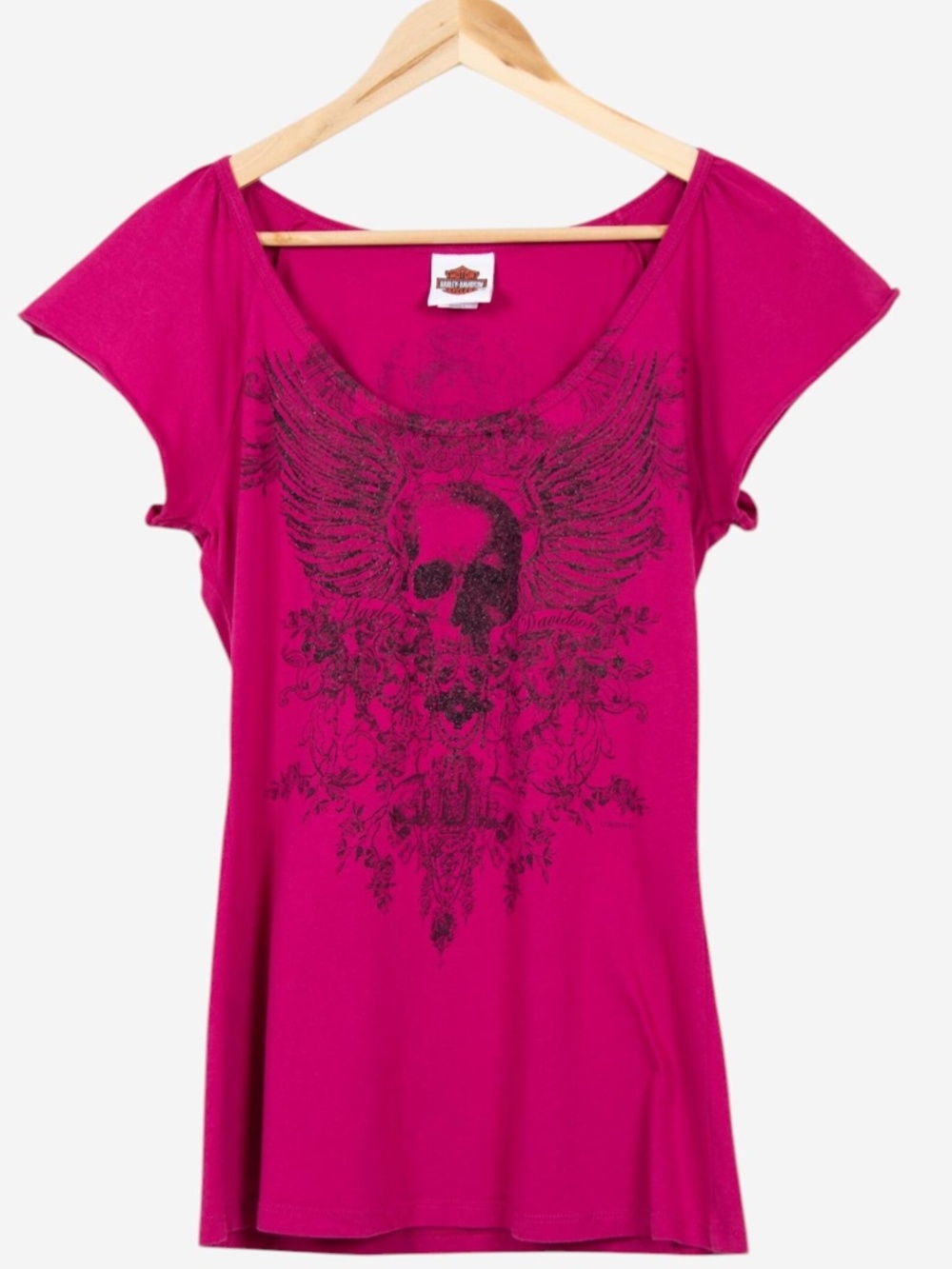 vintage y2k harley davidson skull shirt size x-small